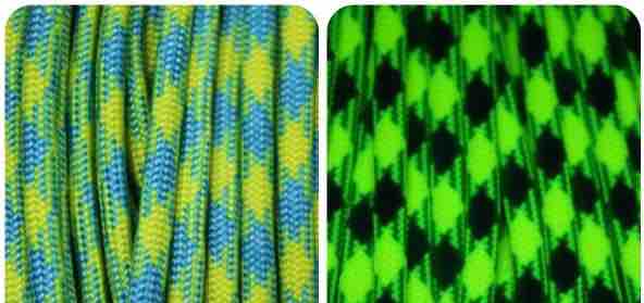 (image for) TropicalBlacklightParacord - Click Image to Close